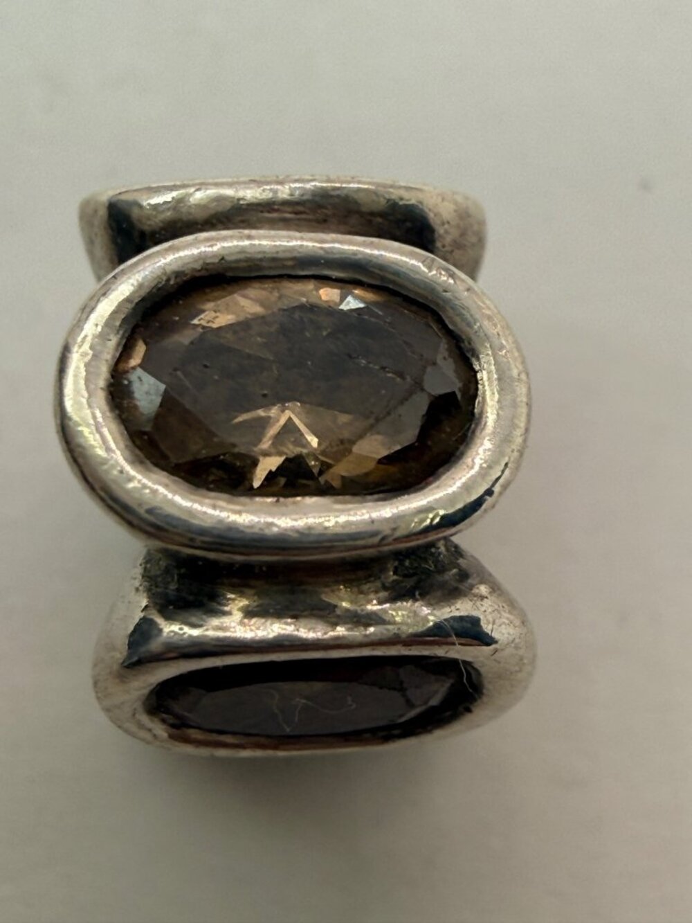 Pandora Retired Natural Light Smoky Quartz Sterling Silver Charm 790351SQ